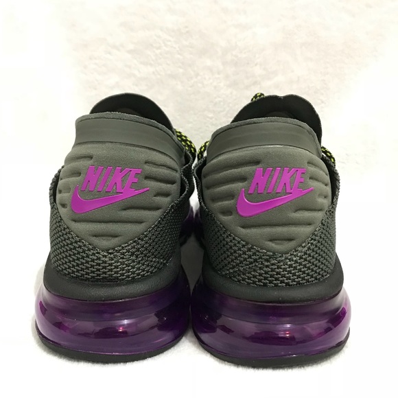 Nike Air Max Flair Men's Running Shoes Grey/Purple - Picture 5 of 7